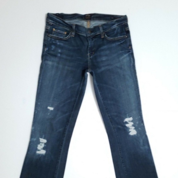 Citizens of Humanity BOOT CUT Distressed Jeans 29 - Picture 5 of 8